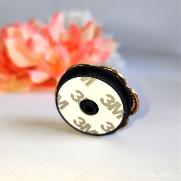 LTD* Pop Socket 🖤 Beautiful Black & Pearl Flower Pop Socket for Any Phone/Case! - Picture 4 of 7